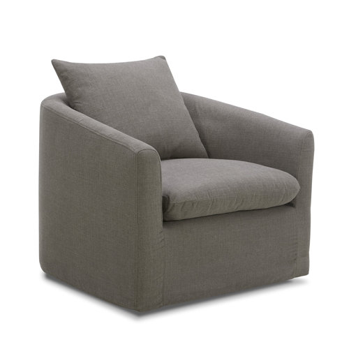 Menta Upholstered Swivel Barrel Chair & Reviews Joss & Main
